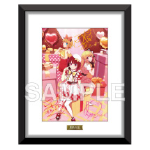 【OSHI NO KO】Reproduction Art Print w/ Printed Autograph Private Arc Visual